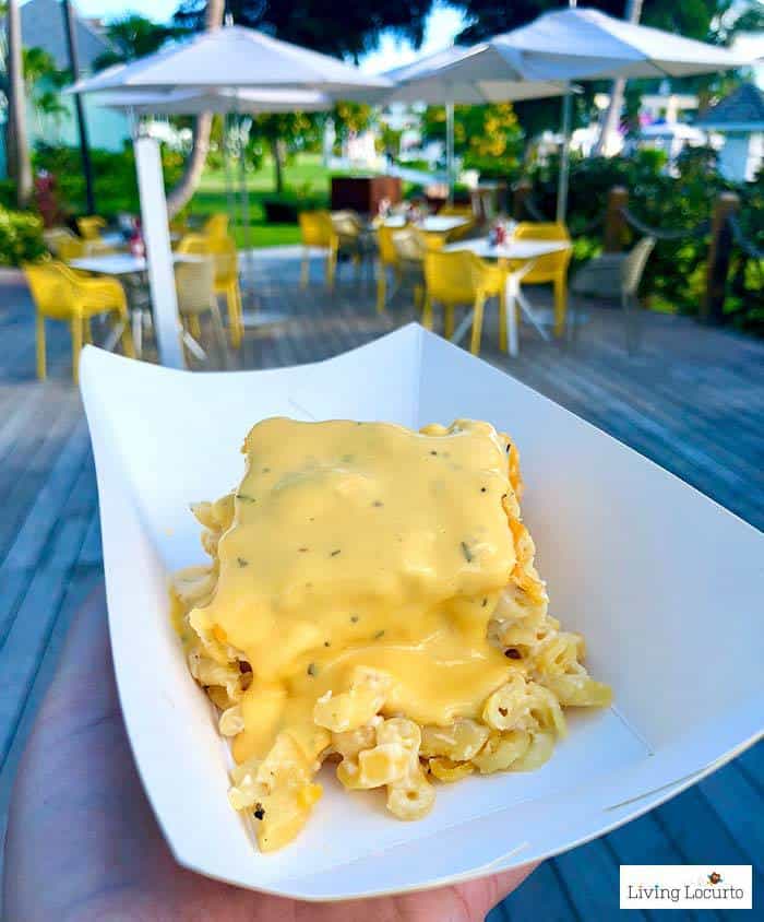 Food Trucks Mac & Cheese. Learn all about Beaches Resorts in Turks & Caicos to plan your next family trip! All-Inclusive Caribbean vacation travel review by Amy Locurto Food and Travel Blogger. 