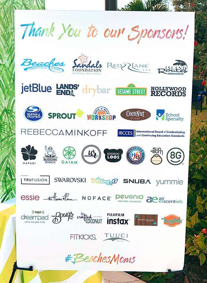 Beaches Resorts Social Media on the Sand event partners. Living Locurto