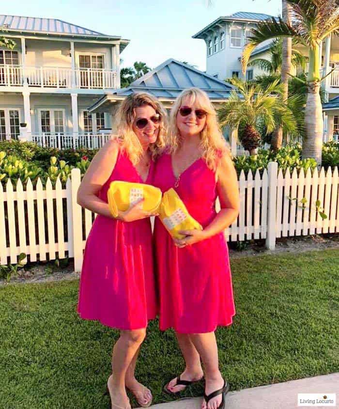 Beaches Moms Social Media on the Sand event. Holly Homer and Amy Locurto Texas bloggers. Learn all about Beaches Resorts in Turks & Caicos to plan your next family trip! All-Inclusive Caribbean vacation travel review.
