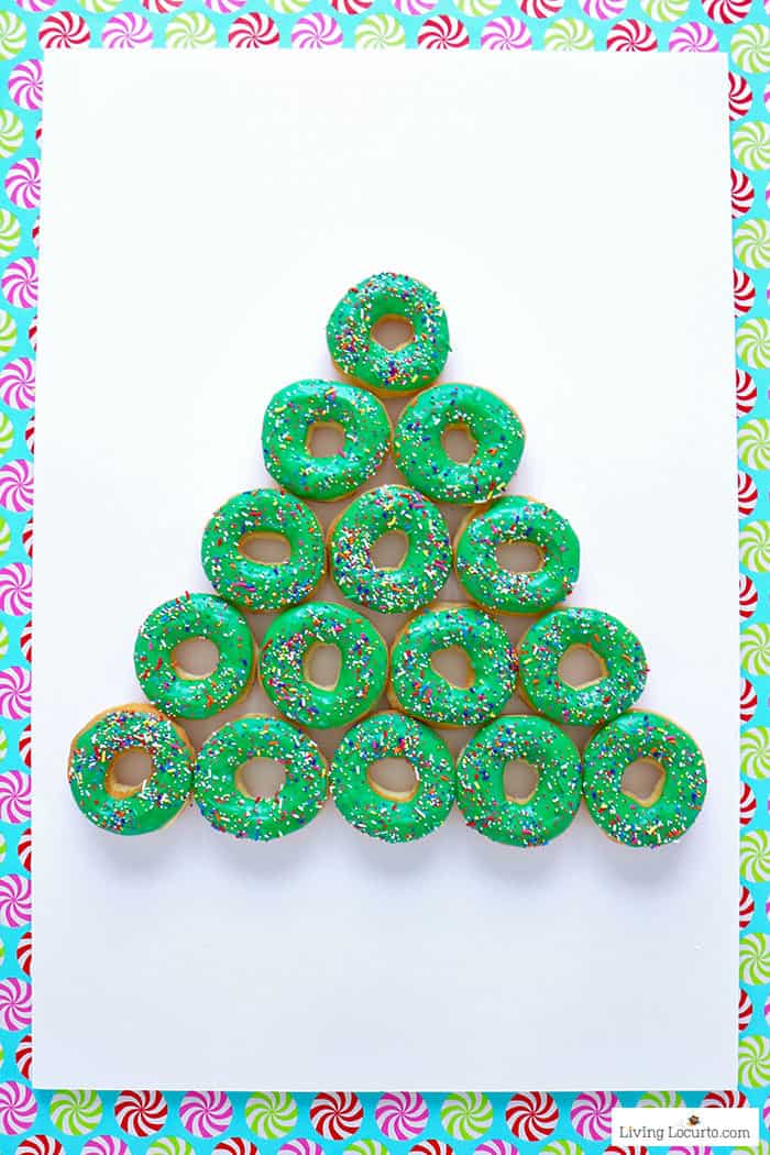How to make a Christmas Tree Donut Wall - Step 3. Easy Christmas Party Food Craft by Living Locurto How to make a Christmas Tree Donut Wall - Step 3. Easy Christmas Party Food Craft by Living Locurto