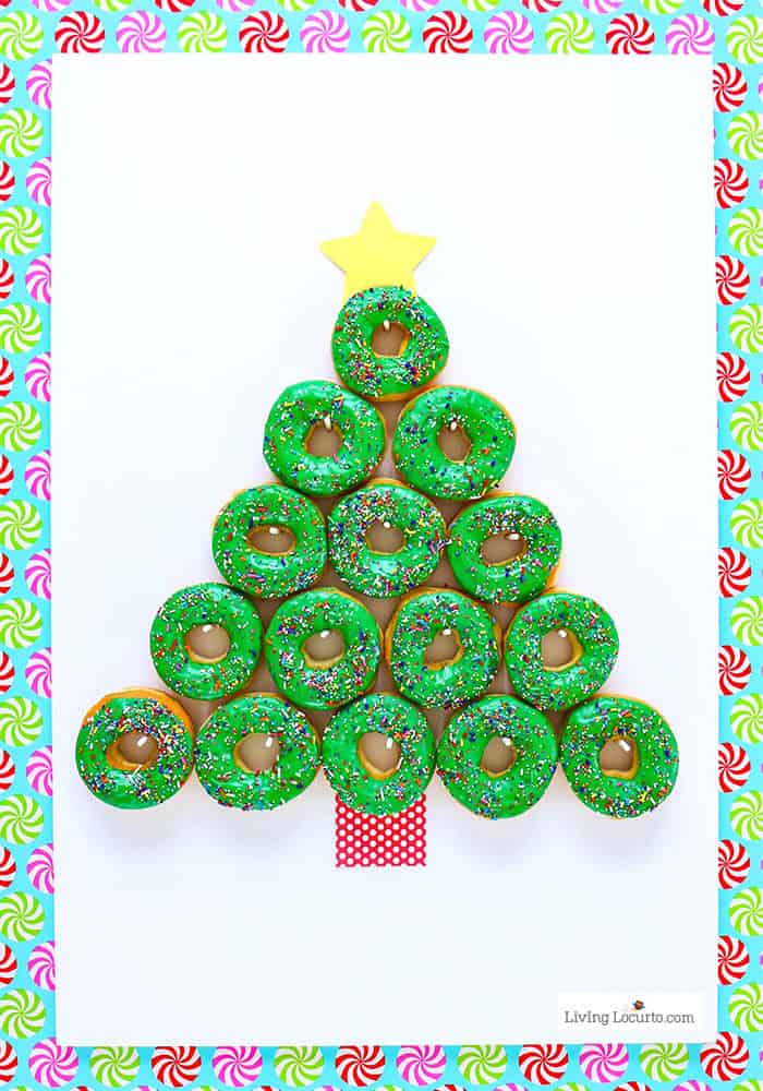 How to make a Christmas Tree Donut Wall - Step 8. Easy Christmas Party Food Craft by Living Locurto How to make a Christmas Tree Donut Wall - Step 8. Easy Christmas Party Food Craft by Living Locurto
