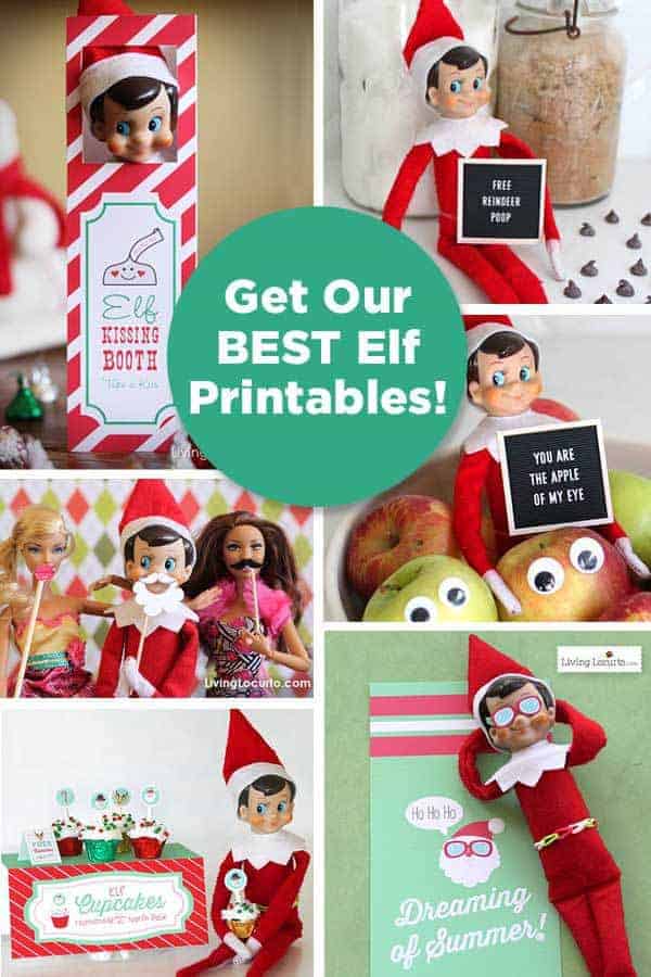 Get Printables Each Month! Join the Living Locurto Fun Club for access to the best Elf printables! 