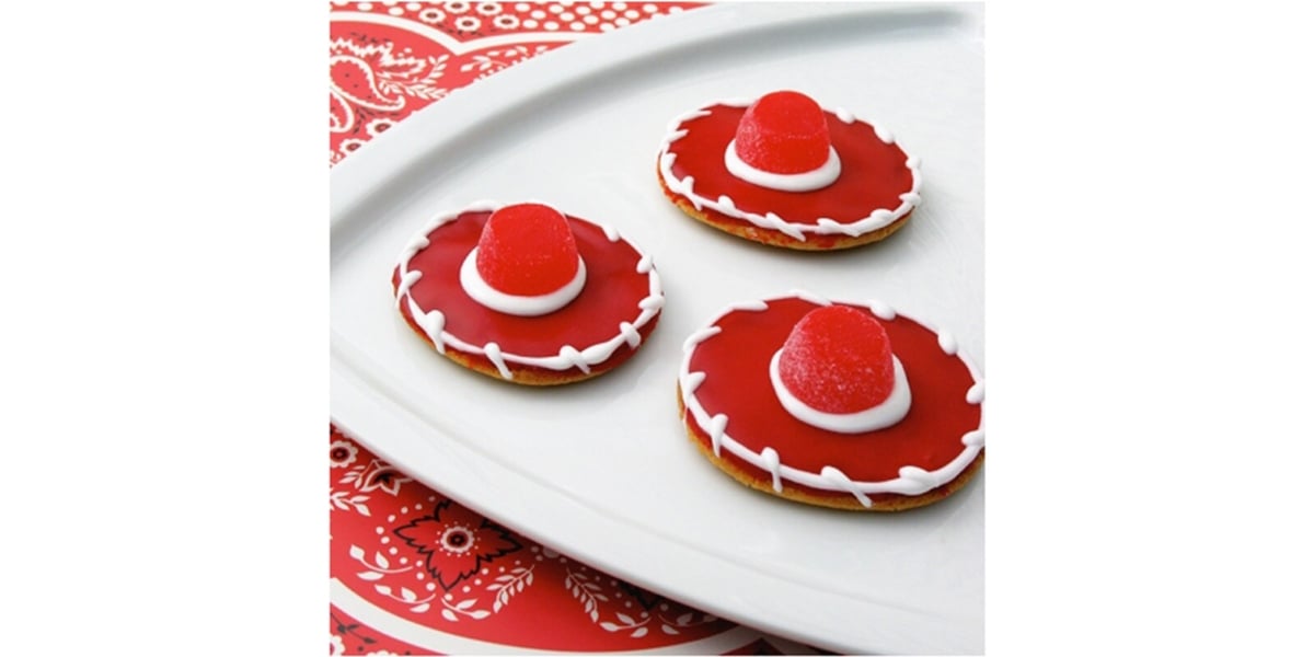 Red Cowboy hat Cookies