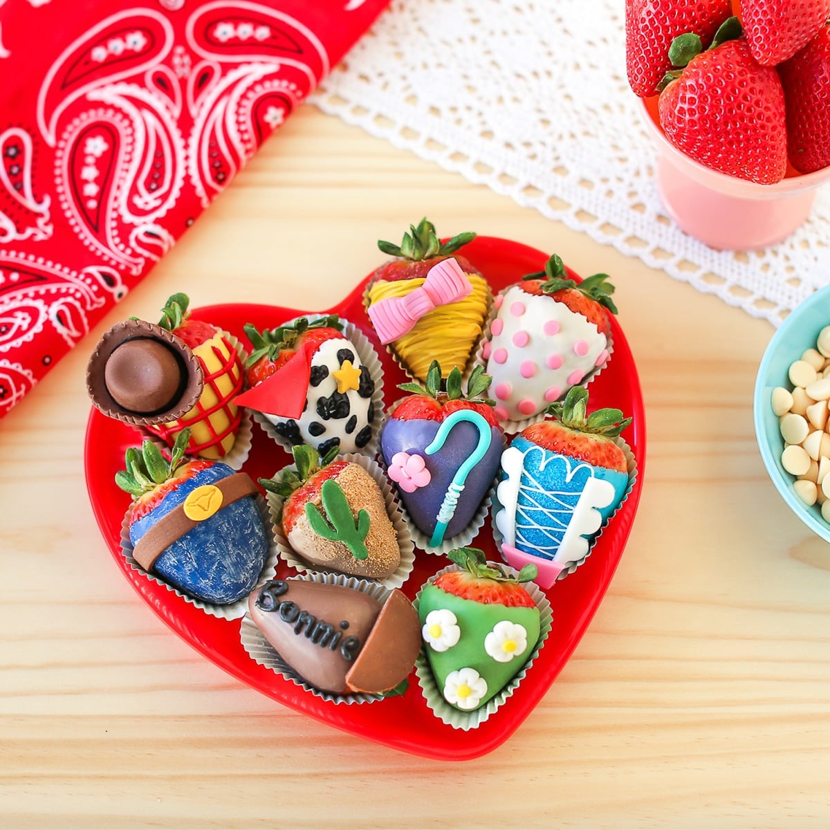 Toy Story Chocolate-Covered Strawberries