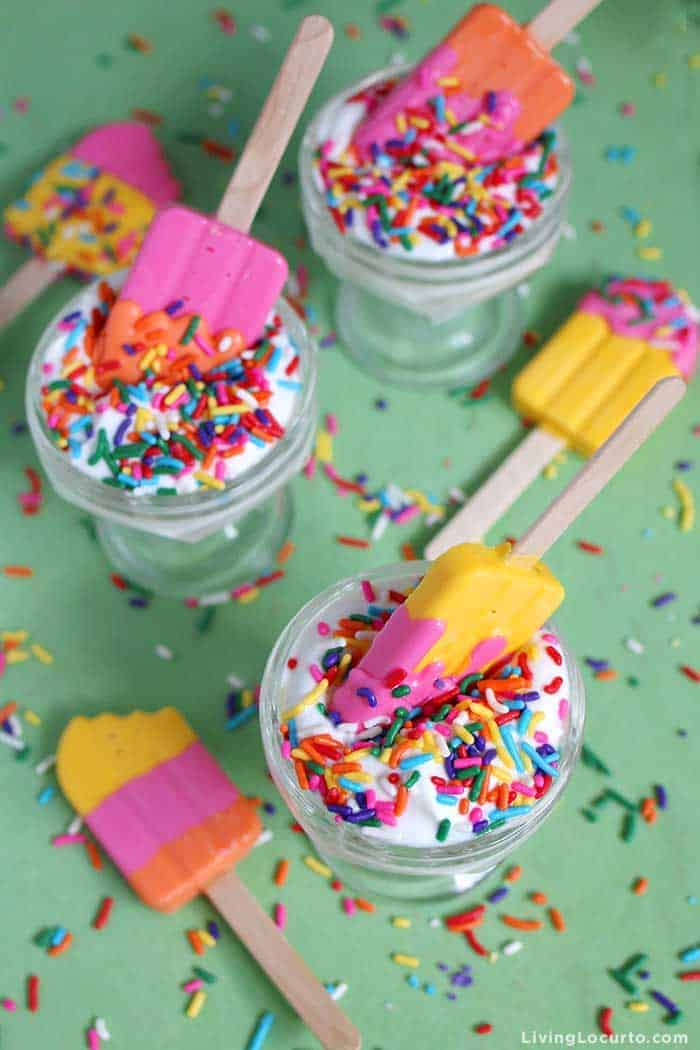 Easy Confetti Yogurt Treats Popsicle Party Recipe