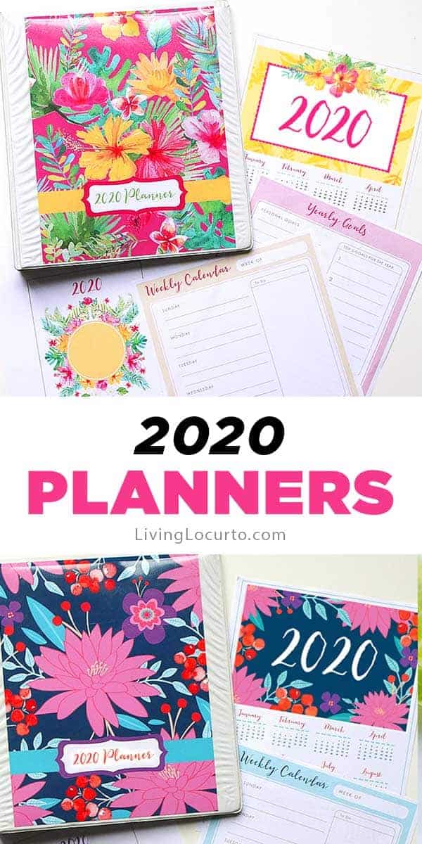 2020 Planner Printables Calendar Living Locurto
