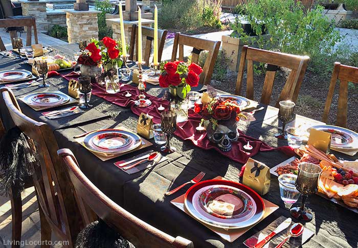 Centerpiece - Halloween Party Ideas for a Witch's Night Out! Inspiration for hosting an epic gothic Witch Halloween Party. 