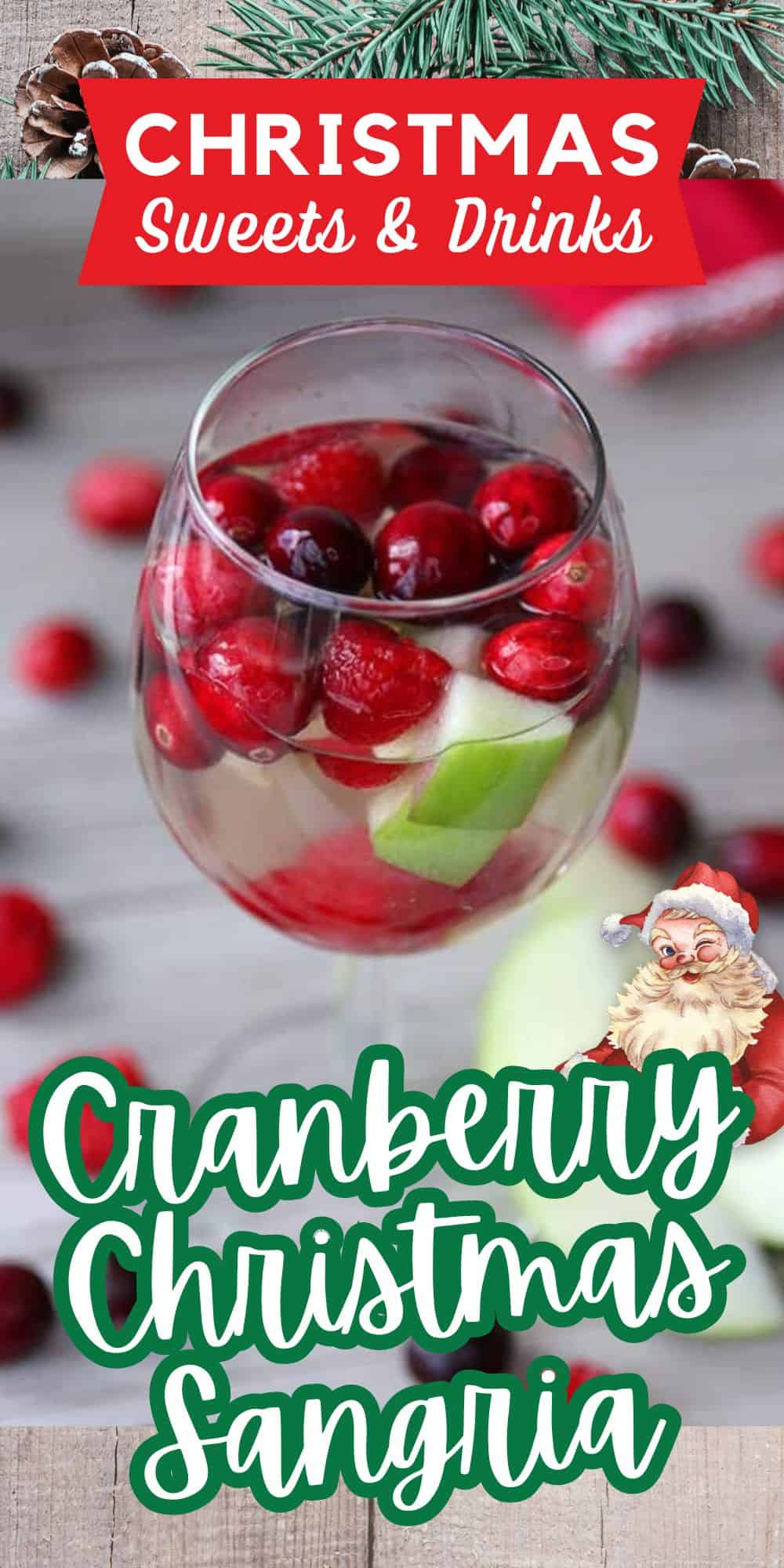Cranberry Christmas Sangria 1 Cranberry Christmas Sangria