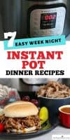 easy instant pot dinner recipes