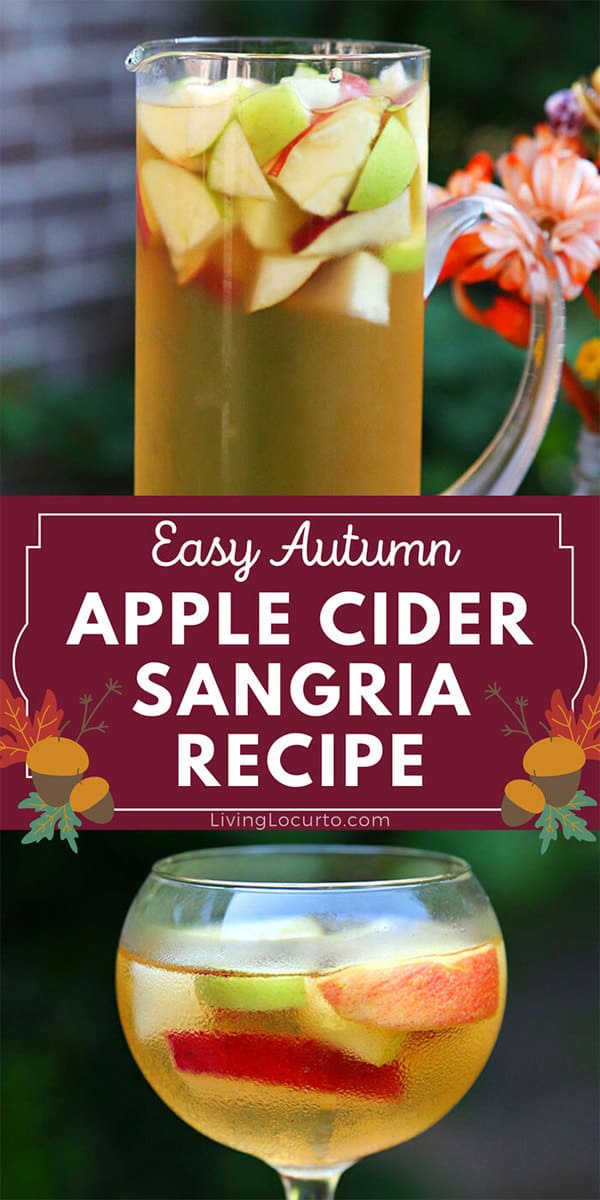 Apple Cider Fall Sangria Recipe Apple Cider Fall Sangria Recipe Autumn Cocktail Drink
