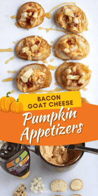 Bacon Goat Cheese Pumpkin Fall Appetizers Recipe