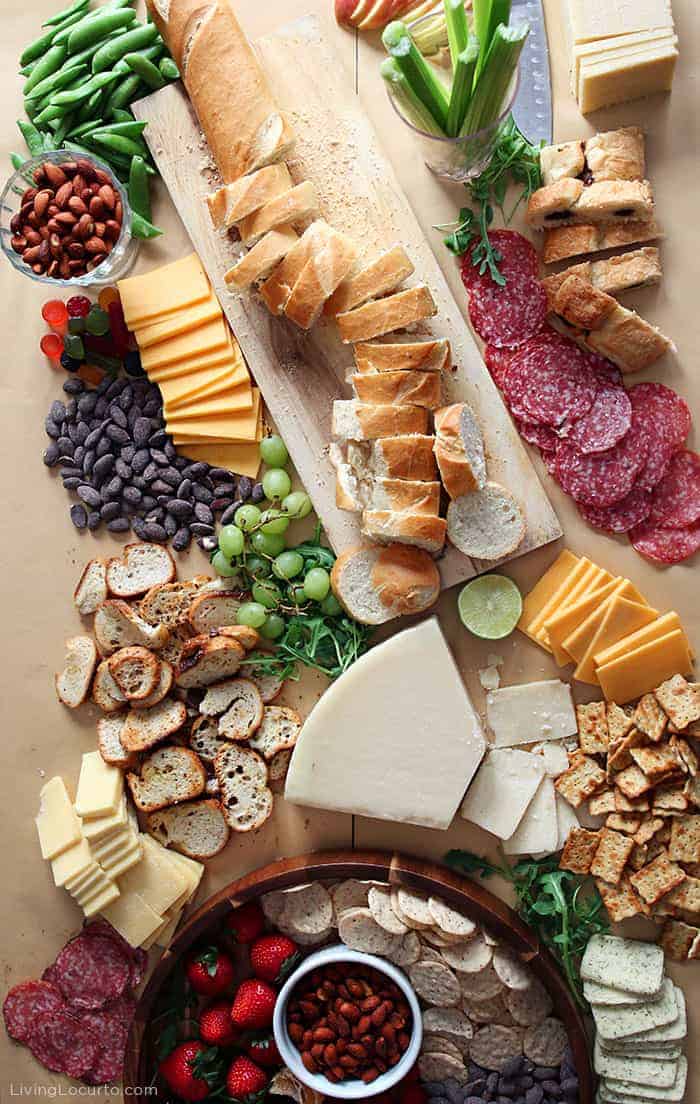 How to Make an Epic Charcuterie Board Epic Charcuterie Board - Party Recipe Idea - Bread Cheese Fruit