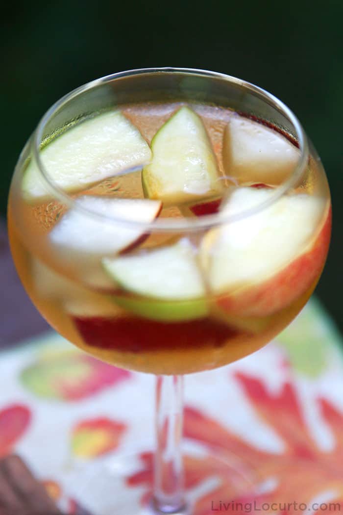 Apple Cider Fall Sangria Recipe Fall Sangria Apple Cider Wine