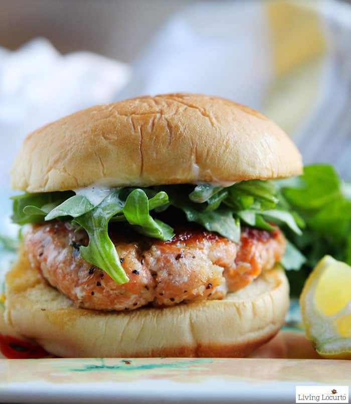 Salmon Burger - Easy Grilled Salmon Patties - Living Locurto