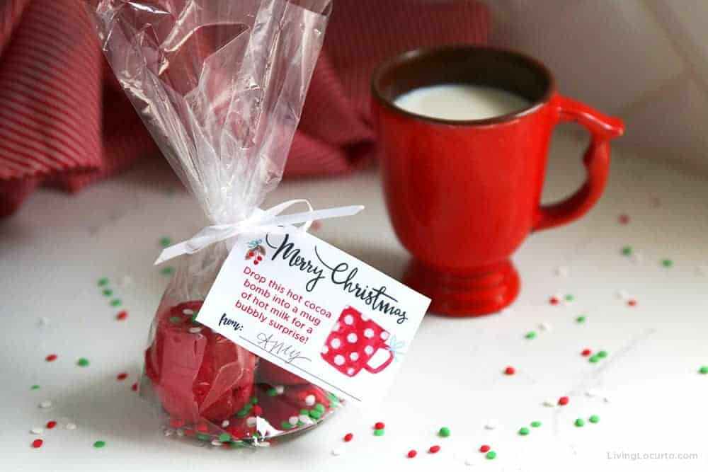 Hot Chocolate Bombs Recipe With Free Printable Gift Tags Living Locurto