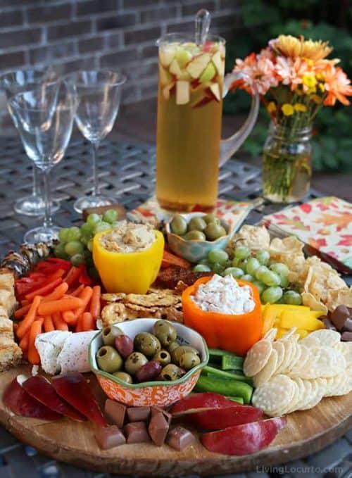 Creative Vegetable Tray Ideas - Fall Charcuterie Board Easy Fall Charcuterie Board made in 15-Minutes or less
