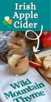 Irish Apple Cider - Delicious Whiskey hard cider cocktail