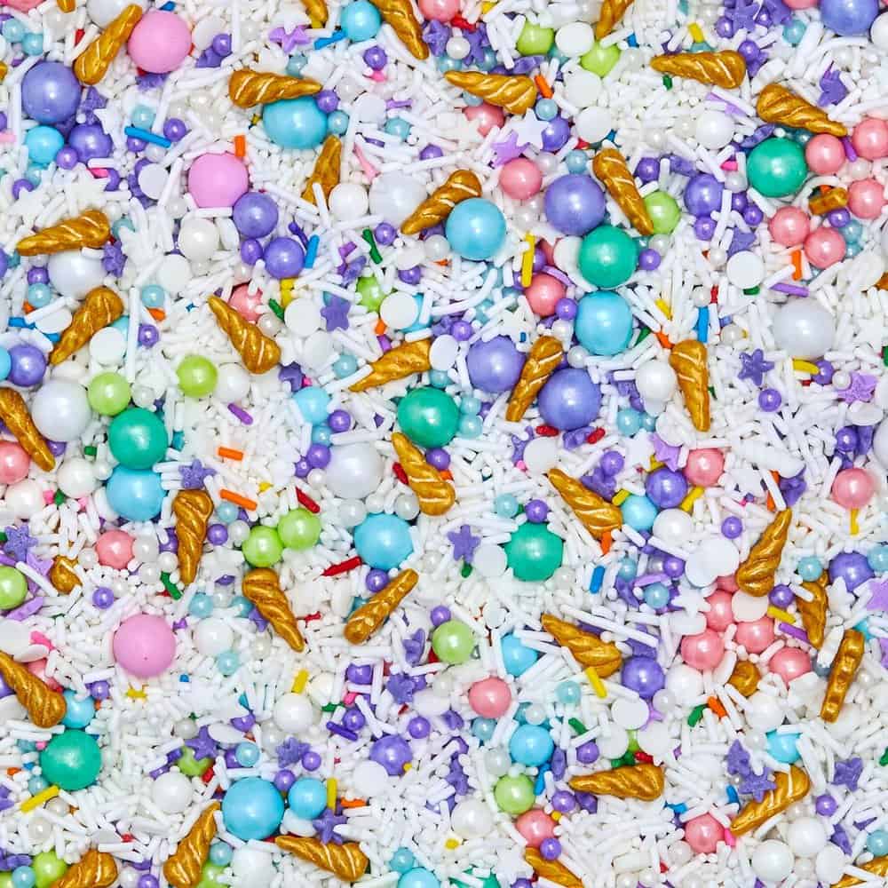 Unicorn White Chocolate Cracker Toffee 2 Fancy Sprinkles Unicorn Barf
