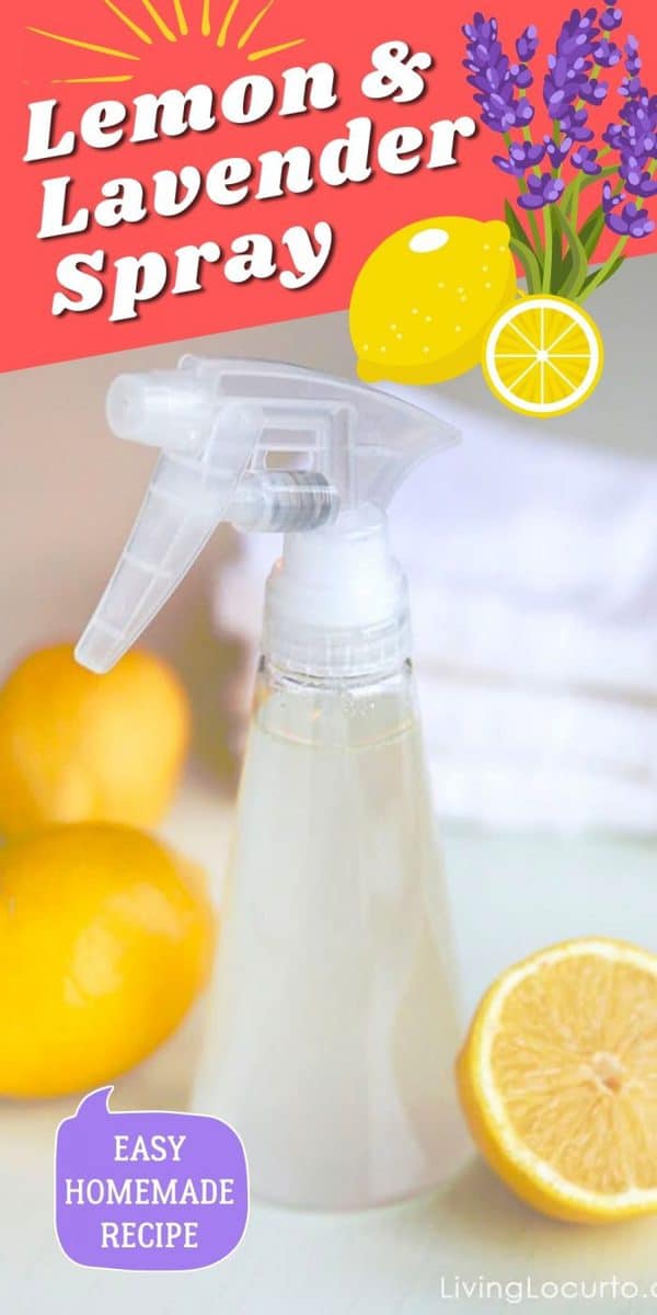 Homemade Lemon & Lavender Linen Spray