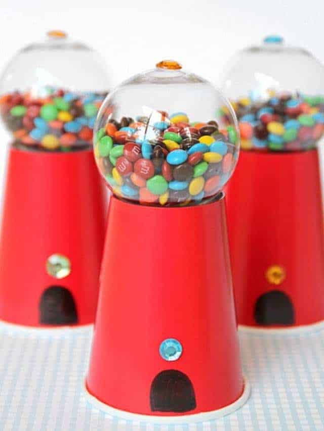 Candy Gumball Machine DIY Gift