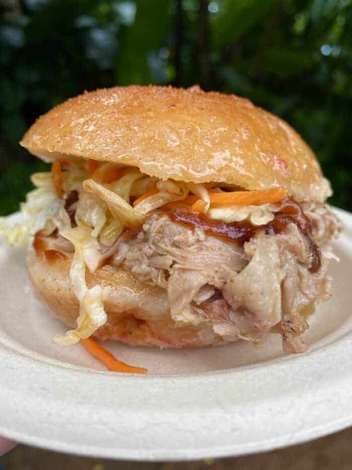 10 Best Snacks at Disney's Animal Kingdom 10 pulled pork jelly doughnut sandwich animal kingdom snacks