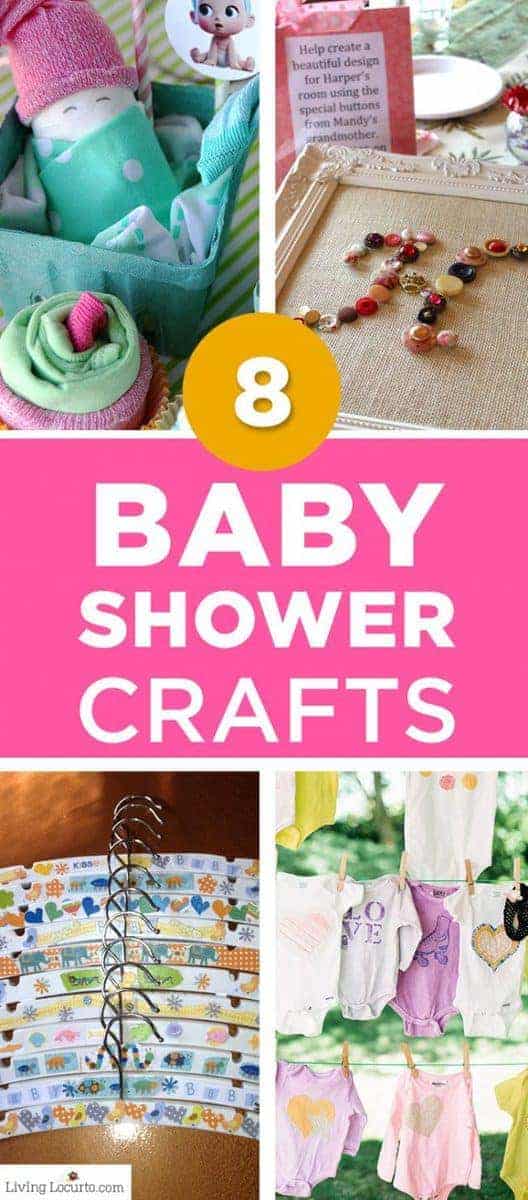 8 Baby Shower Crafts For Party Guests Homemade Gifts - Baby Shower Diy Ideas
