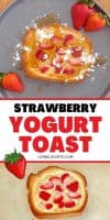 Strawberry Yogurt Toast Tiktok Recipe