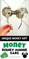 DIY Money Disney Minnie Ears Gift