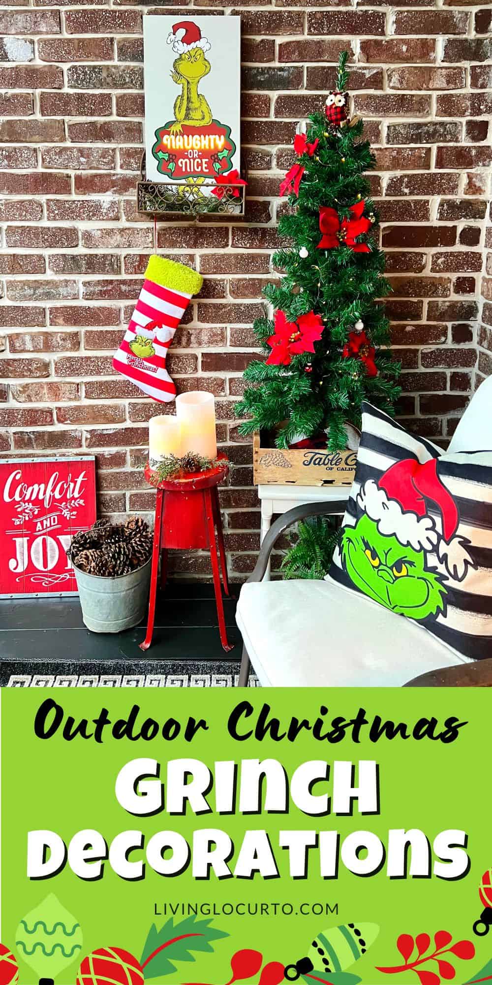Grinch Outdoor Christmas Decorations