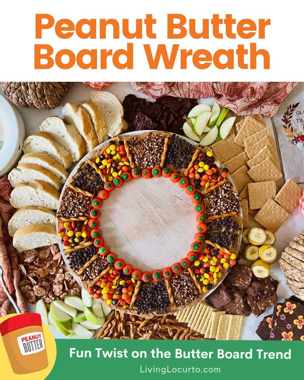 Peanut Butter Board Wreath