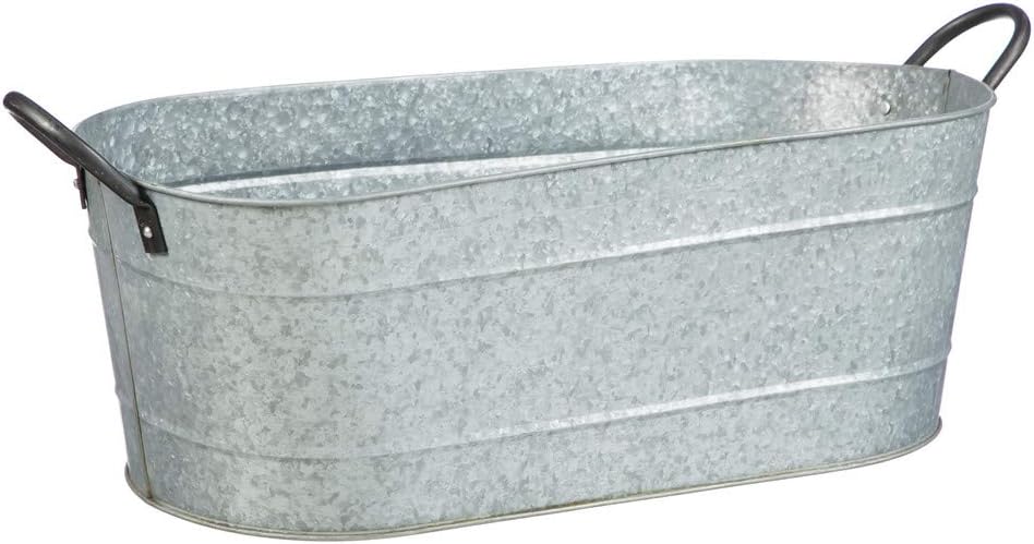 Mini Herb Fairy Garden for Your Kitchen 4 galvanized metal container