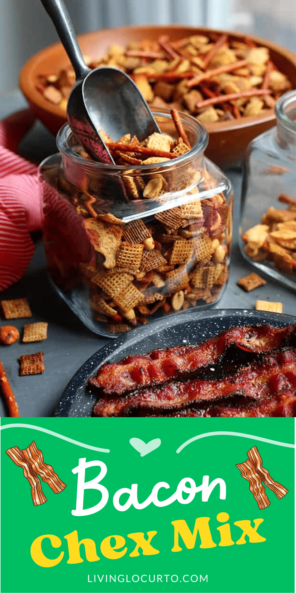 Brown Sugar Bacon Chex Mix Recipe