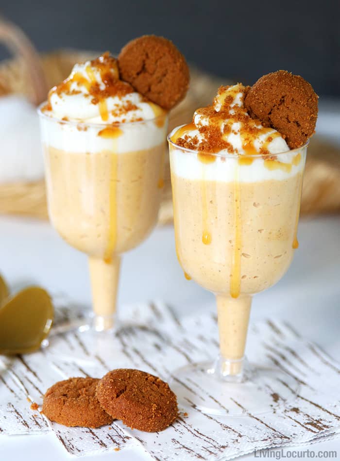 Pumpkin Cheesecake Mousse with Caramel