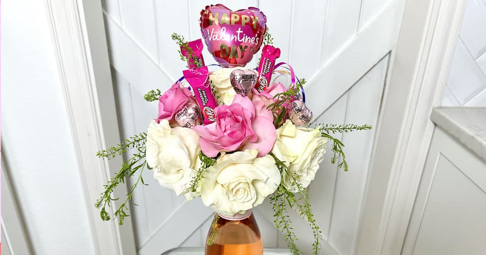 DIY Wine Bottle Flower Bouquet 6 DIY Wine Bottle Flower Bouquet