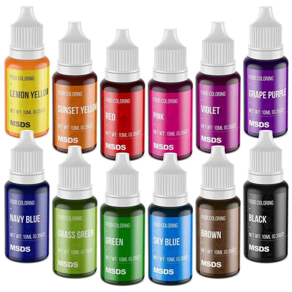 food coloring set