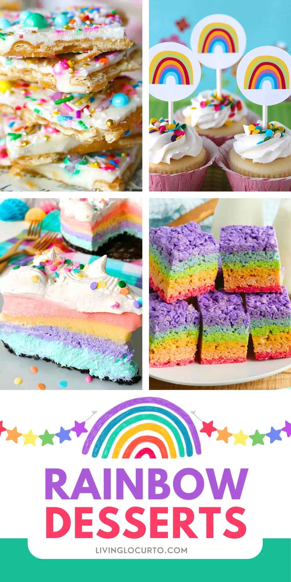 17 Easy Rainbow Desserts 1 Easy Rainbow Desserts