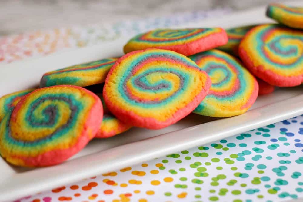 17 Easy Rainbow Desserts 10 Easy Rainbow Desserts - Rainbow Swirl Cookies