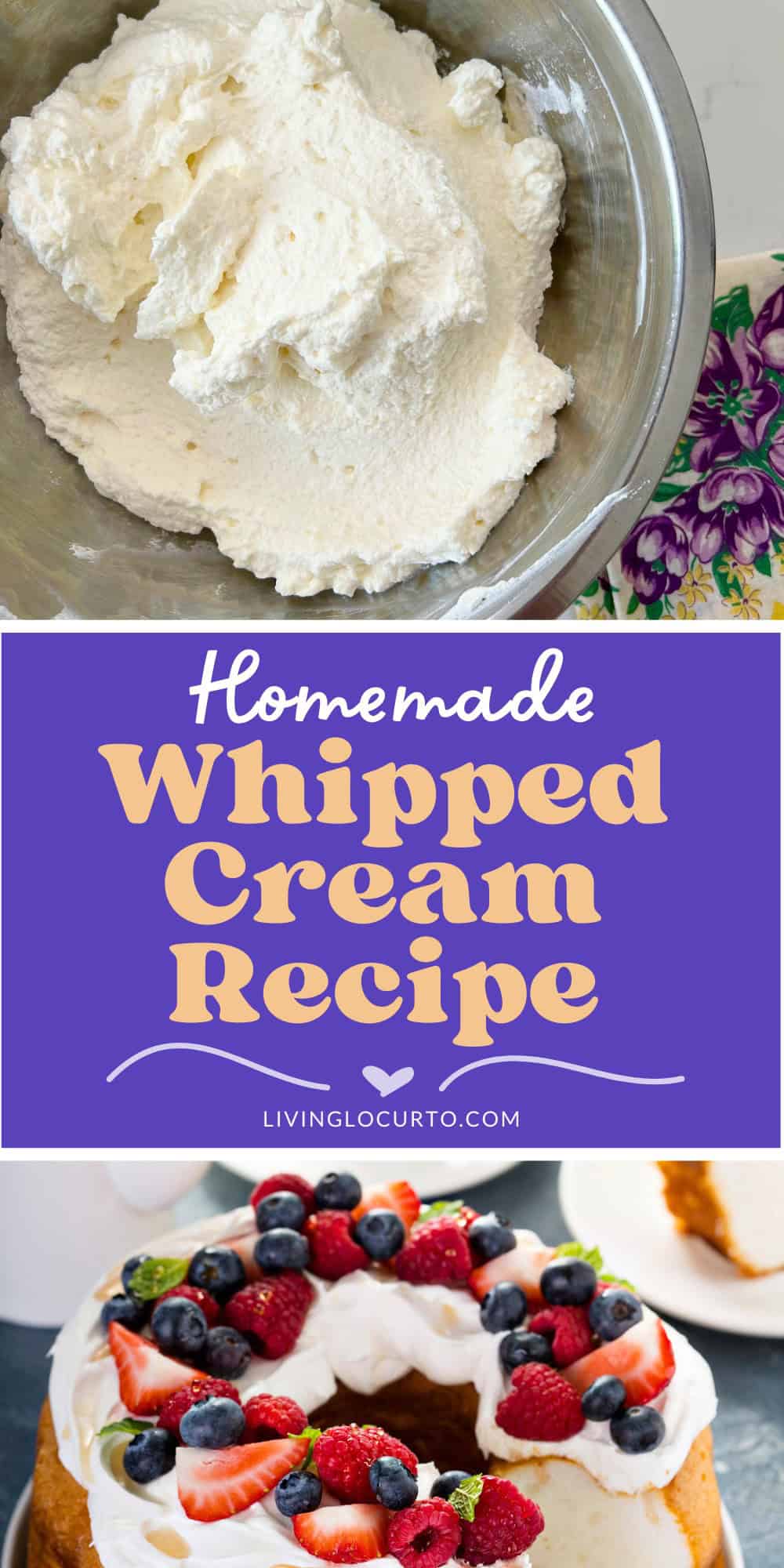 Homemade Whipped Cream 3 Homemade Whipped Cream Recipe