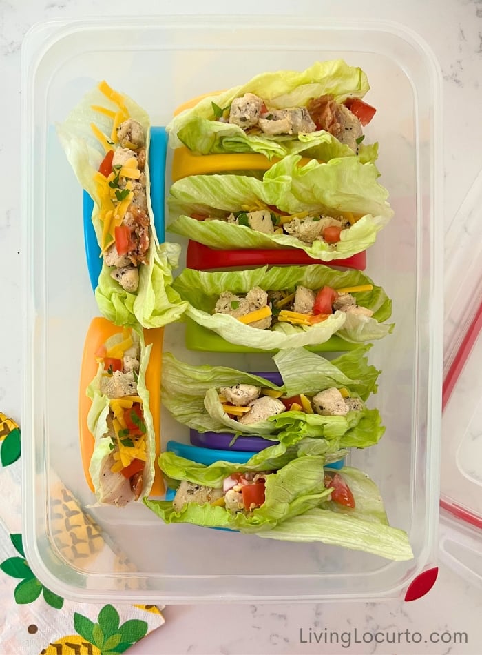 Chicken Bacon Ranch Lettuce Wraps 6 How to Store Taco Lettuce Wraps