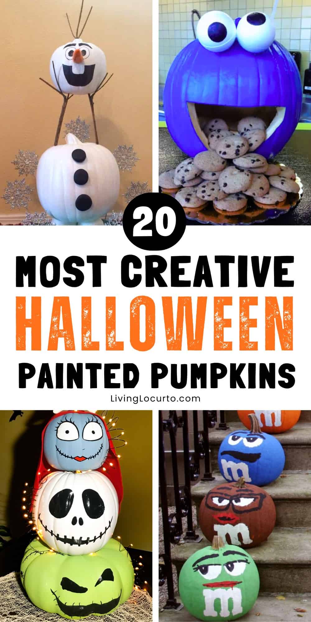Best Halloween Painted Pumpkins