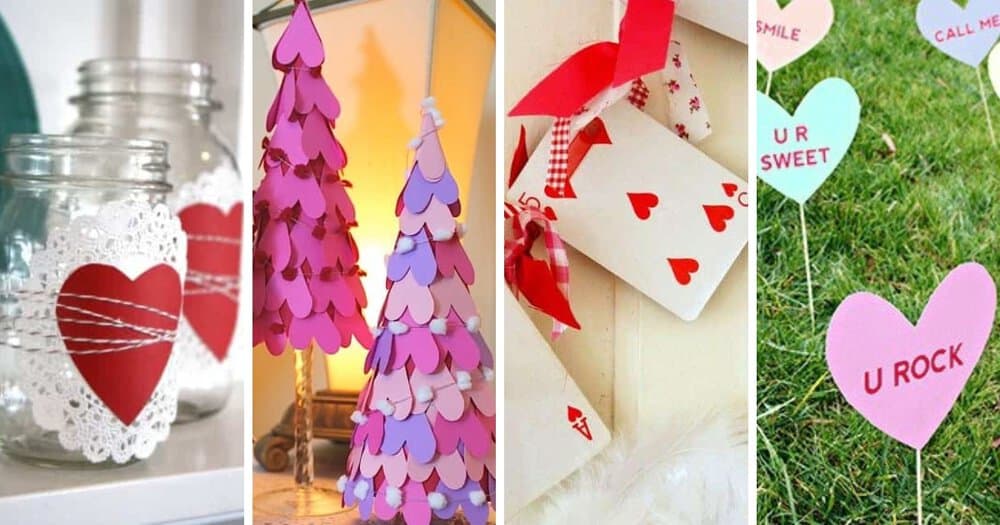 14 Valentine's Day Decorating Ideas - Easy Home Decor Crafts