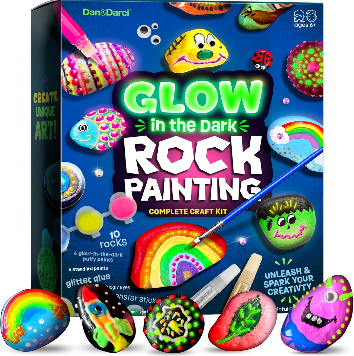 12 Unique Easter Gifts Everyone Will Love 13 Glow in the Dark Rock Painting Kit
