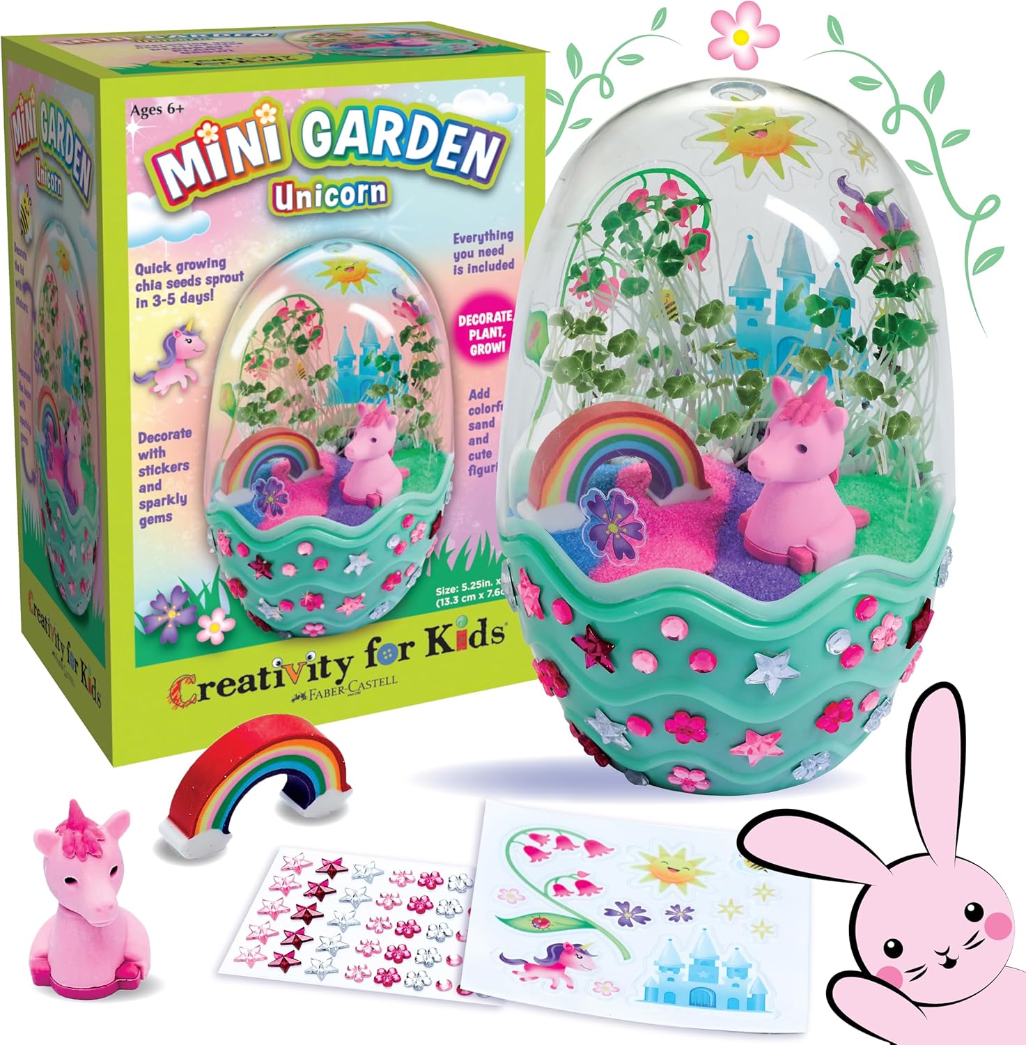 12 Unique Easter Gifts Everyone Will Love 8 Unicorn Terrarium Kit Easter Gift Basket Idea