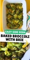 Baked Broccoli with Brie - Easy Side Dish Recipe