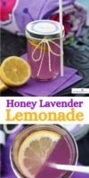 Honey Lavender Lemonade Cocktail