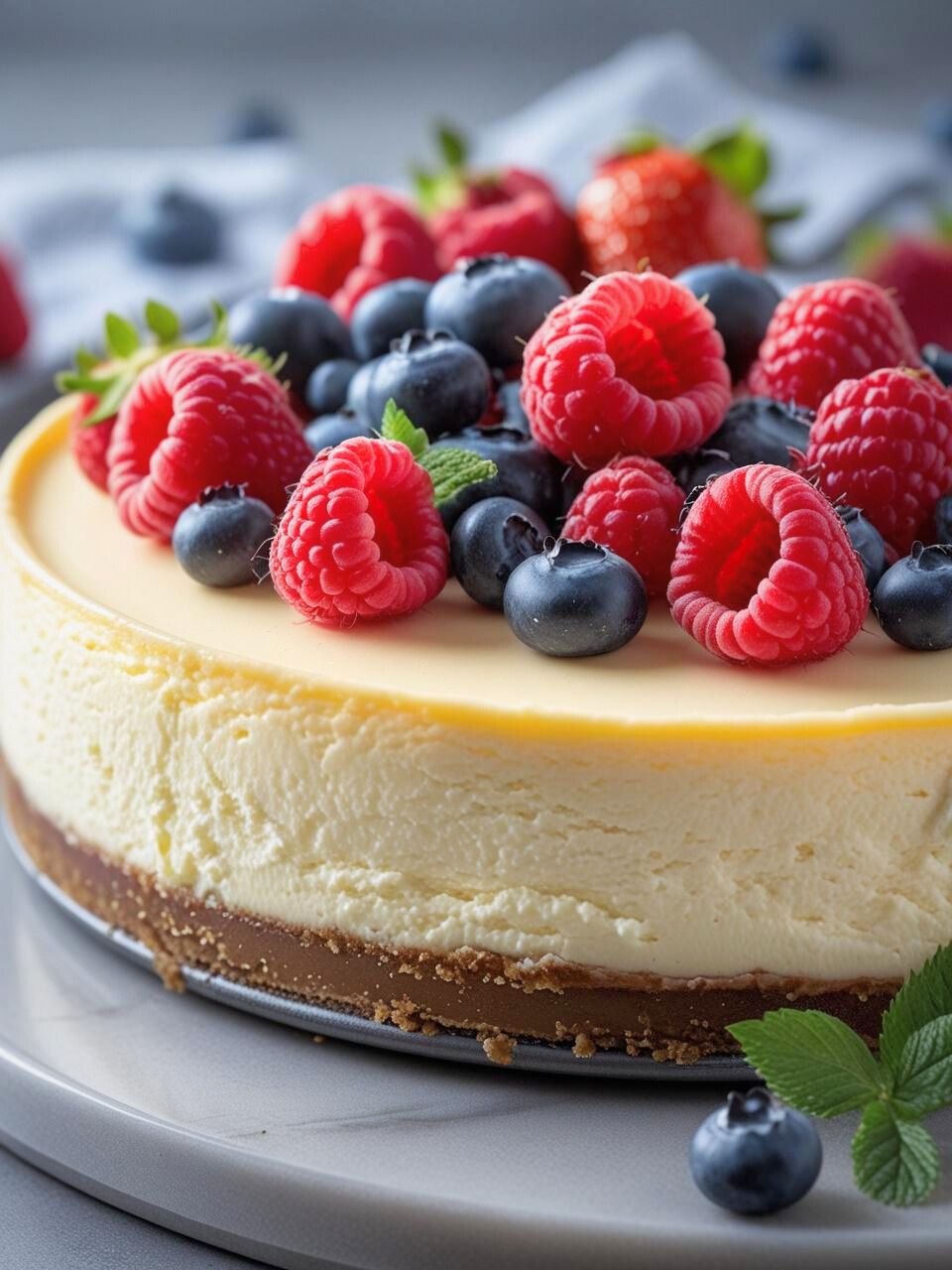 12 Last-Minute 4th of July Desserts 10 Berry Cheesecake 4th of July Dessert