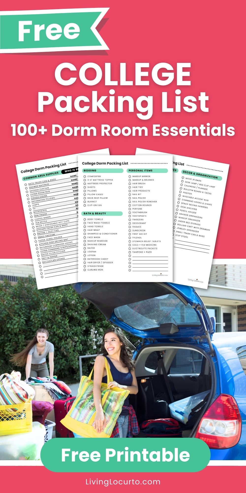 Free College Packing List 2 Get ready for college move-in with our Free Printable College Packing List. Ensure a smooth transition with these packing tips for a stress-free start for into your dorm room.