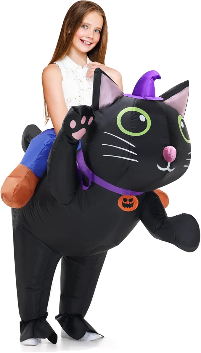 13 Funniest Inflatable Halloween Costumes for Kids in 2025 6 cat costume