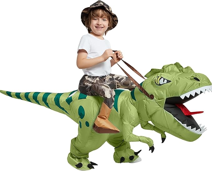 13 Funniest Inflatable Halloween Costumes for Kids in 2025 2 dinosaur costume