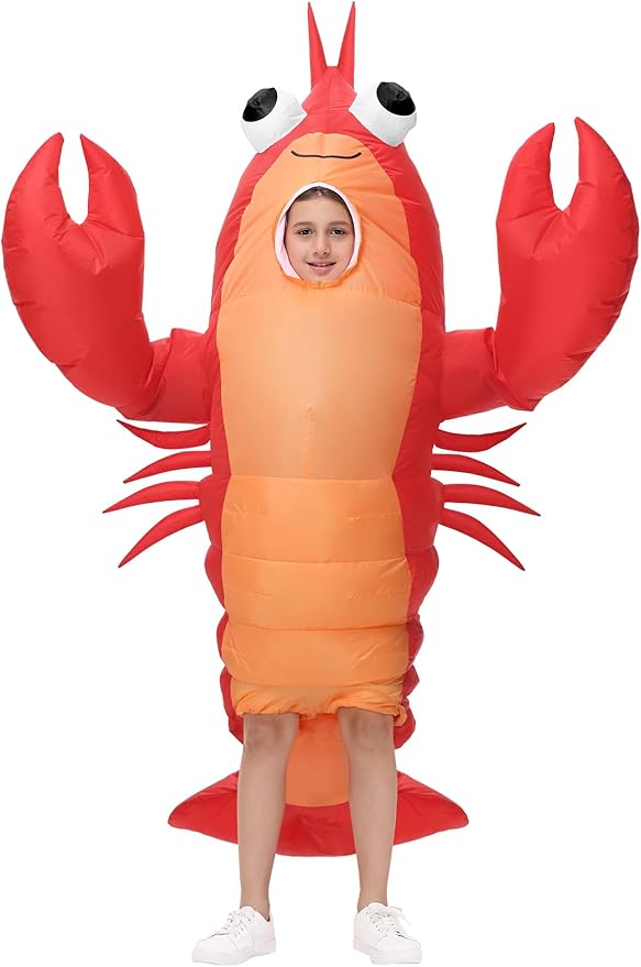 13 Funniest Inflatable Halloween Costumes for Kids in 2025 12 lobster halloween costume
